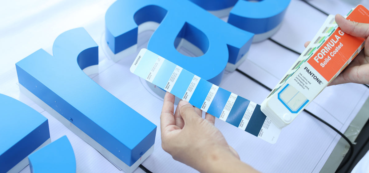 From Pantone to Production: How Color Consistency Is Achieved in Sign Manufacturing
