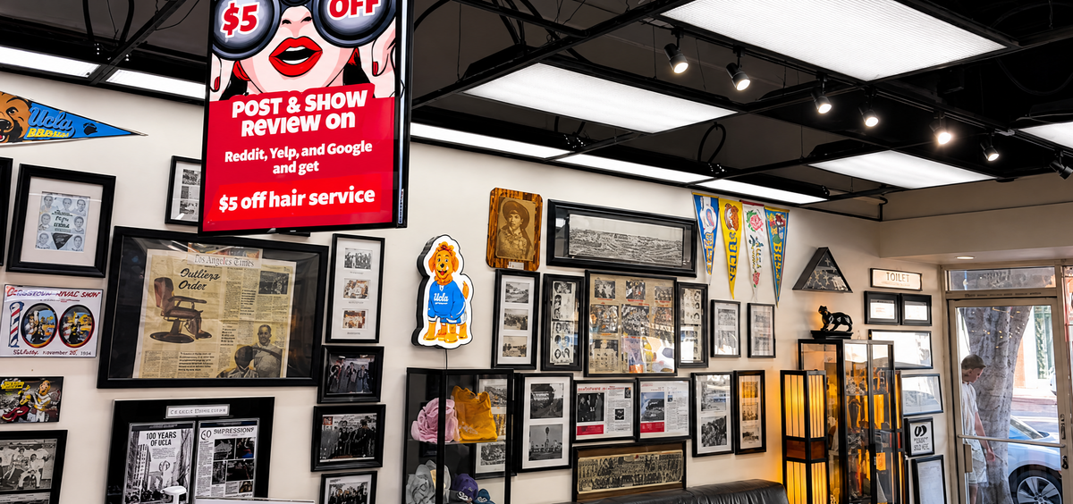 5-Star Interior Refresh: Custom Lightboxes for LA’s Oldest Barbershop