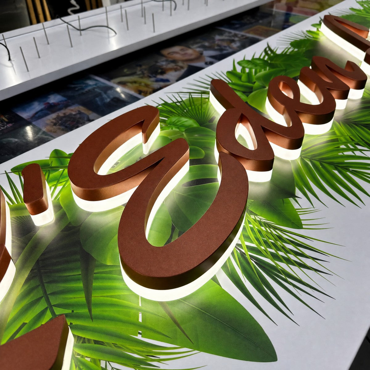 LC-XBL01 · LED Backlit Luxury Style Letters & Signs
