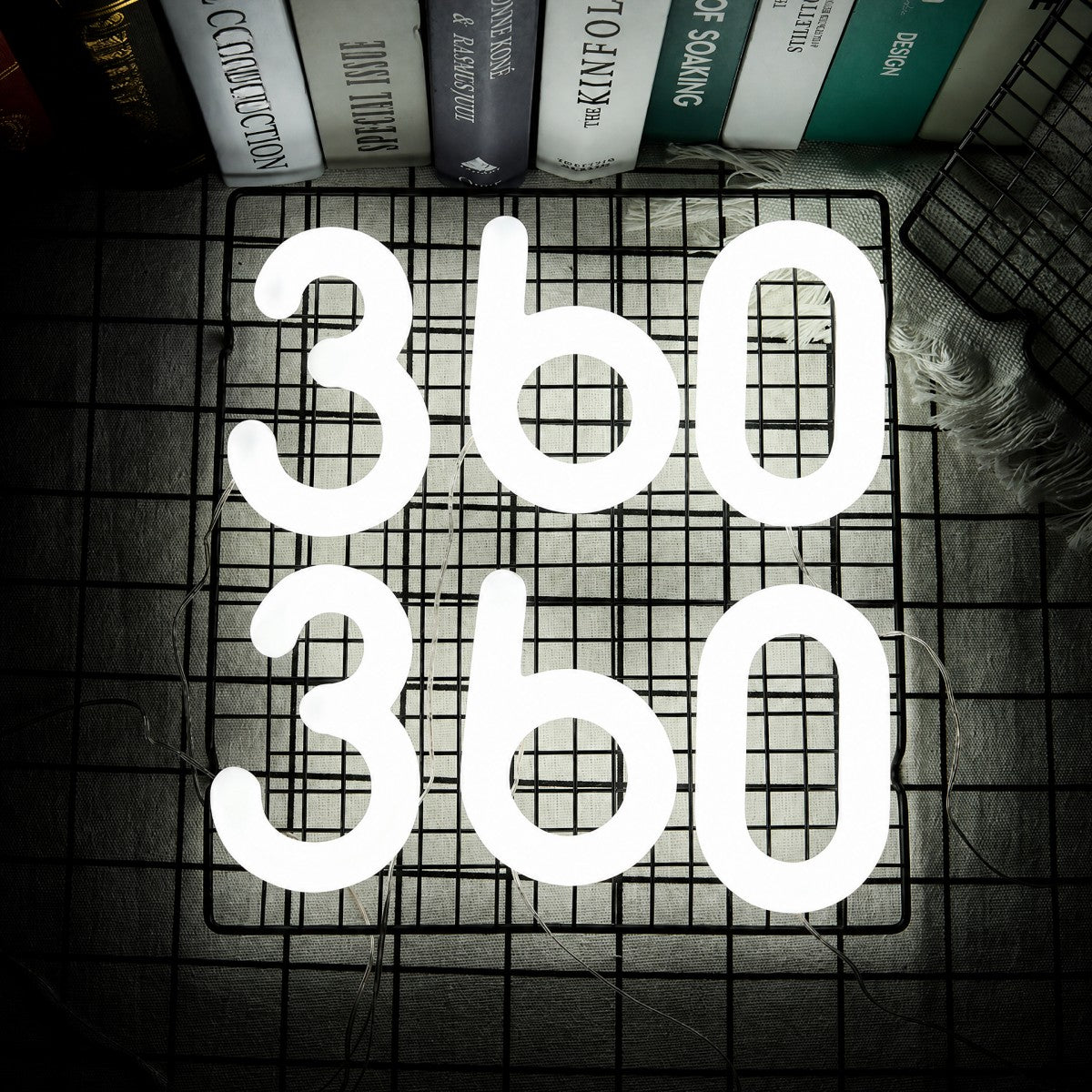 LC-ANS02 · 360 Degree LED Acrylic Faux Neon Signs