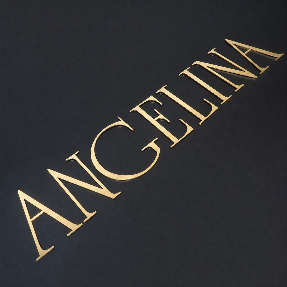 LC-CNL01 · Cutting-finish Stainless Steel Letters & Signs