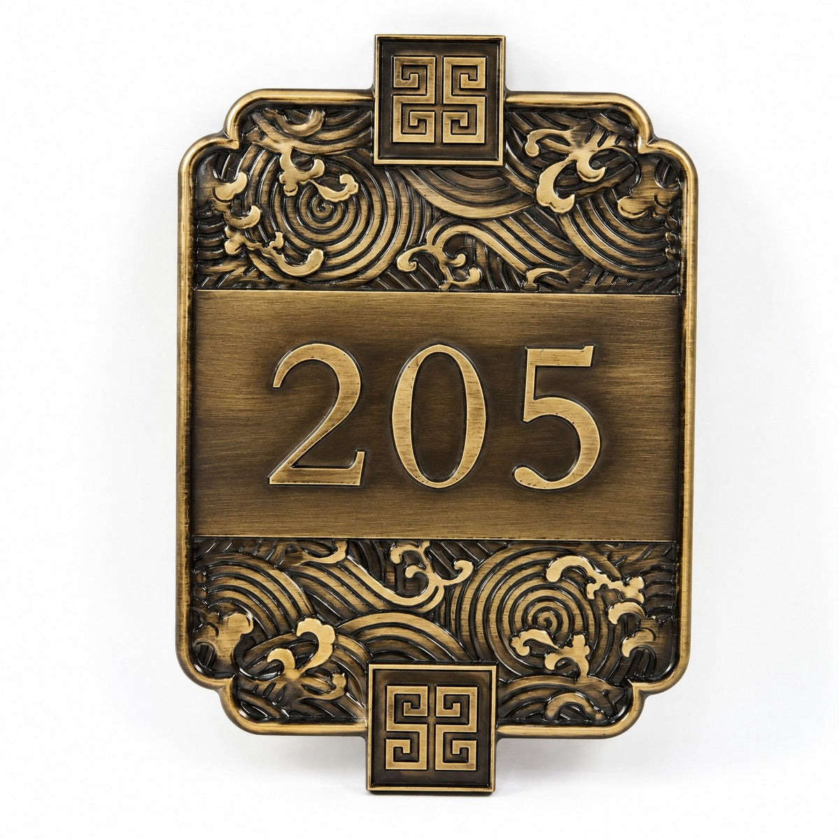 LC-MRS01 · Custom Metal Relief Door Plaques