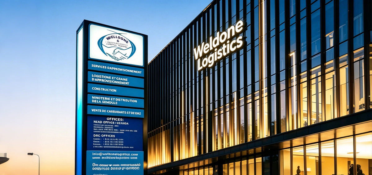Waldone Logistics Durable Outdoor Pylon Brand Signage