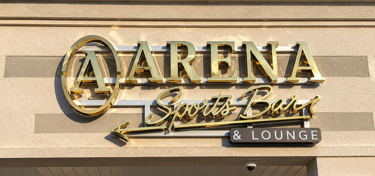 Custom Signage Package for Arena Sports Bar & Lounge