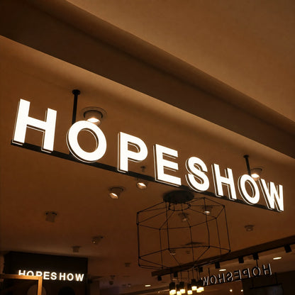 LC-FBL02 · LED Front and Back Lit Rimless Letters & Signs