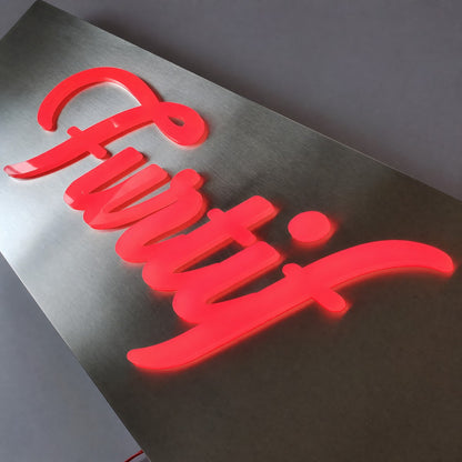 LC-AML05 · LED Acrylic Mini Front & Side Lit Letters & Signs