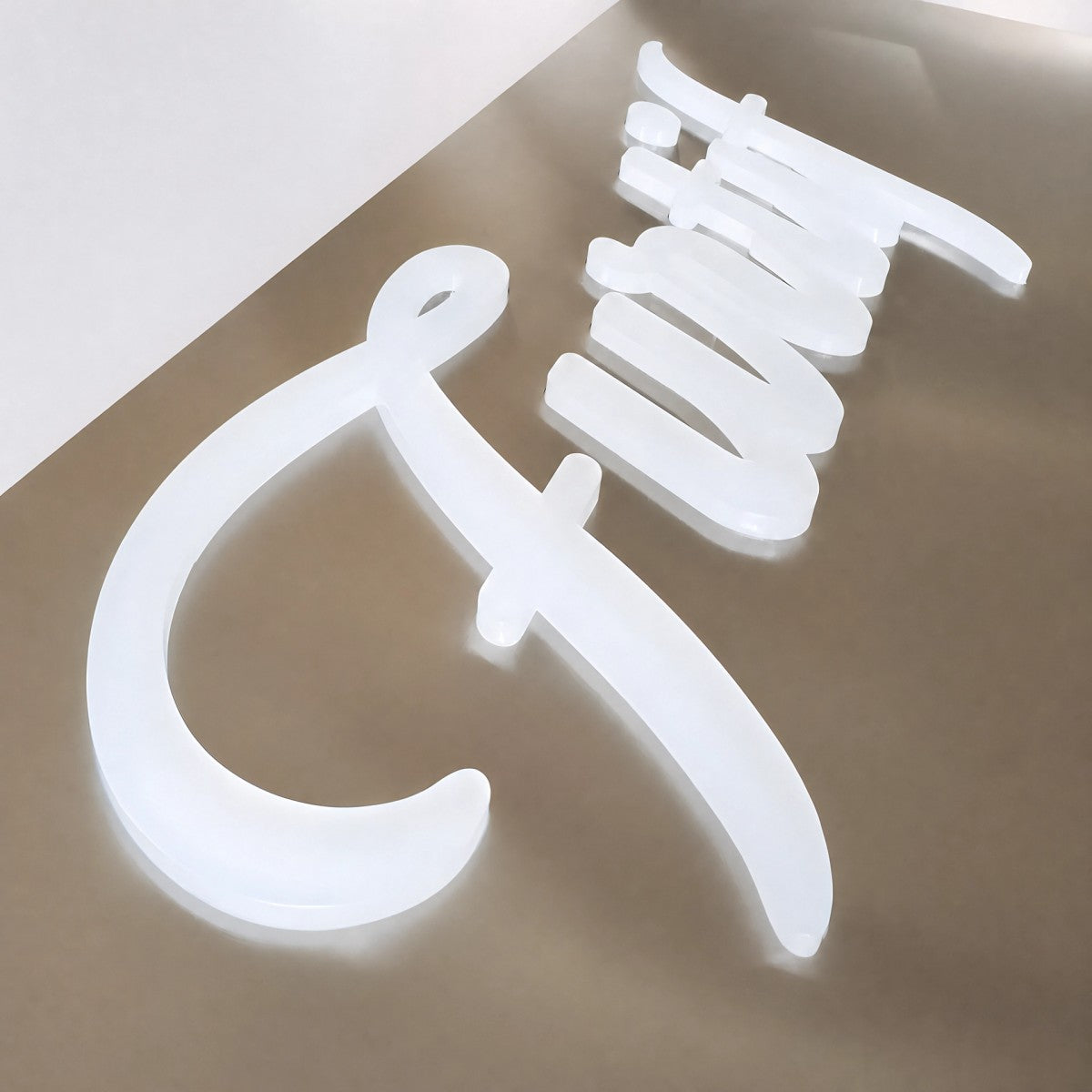 LC-AML05 · LED Acrylic Mini Front & Side Lit Letters & Signs