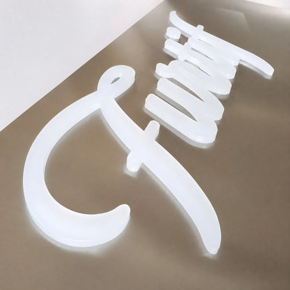 LC-AML05 · LED Acrylic Mini Front & Side Lit Letters & Signs