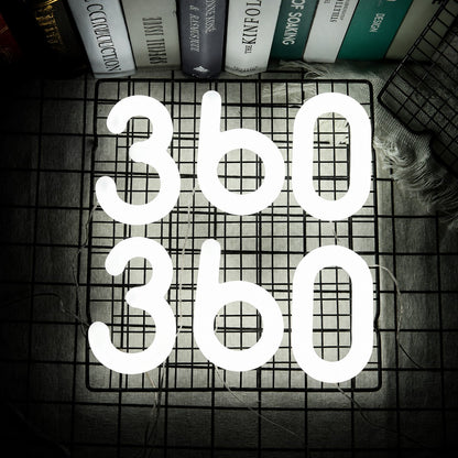 LC-ANS02 · 360 Degree LED Acrylic Faux Neon Signs