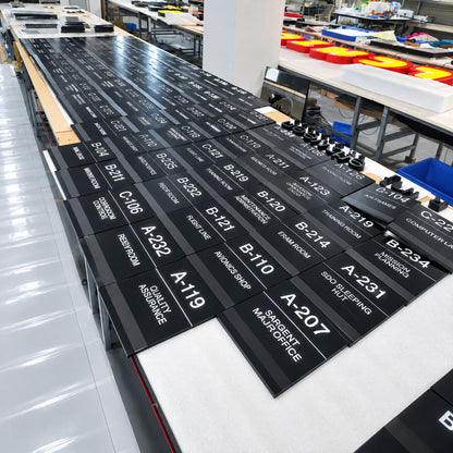 LC-DWS01 · Office Door Signs & Room Number Signs