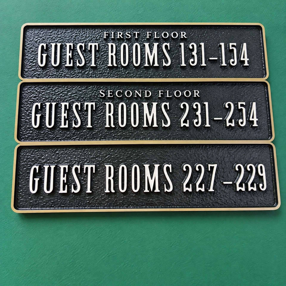 LC-MRS01 · Custom Metal Relief Door Plaques