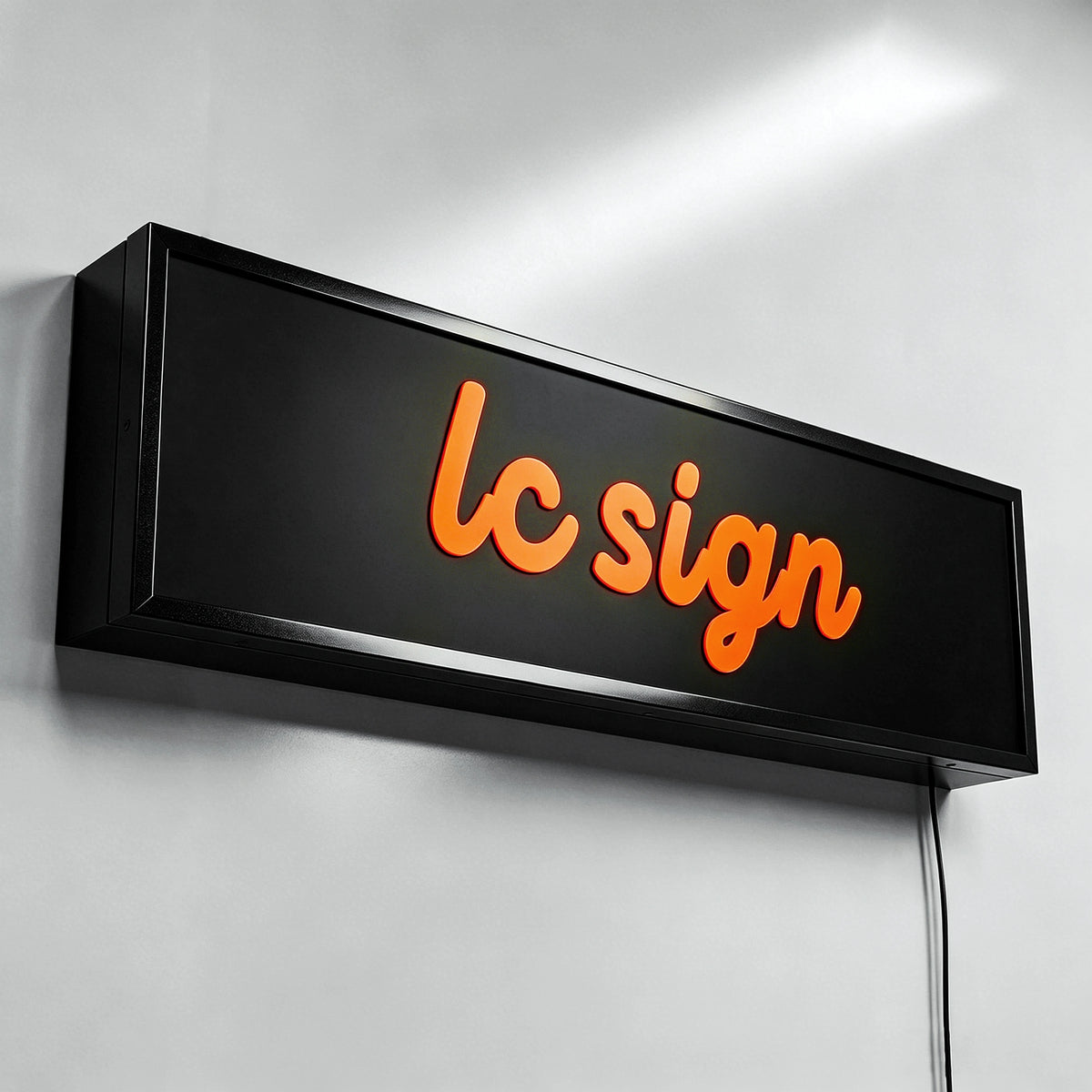 LC-1LS05 · Single-sided LED Push-through Lightbox Signs