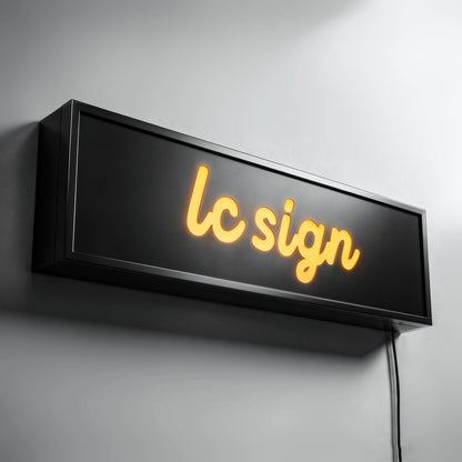 LC-1LS06 · Single-sided LED Embedded Lightbox Signs