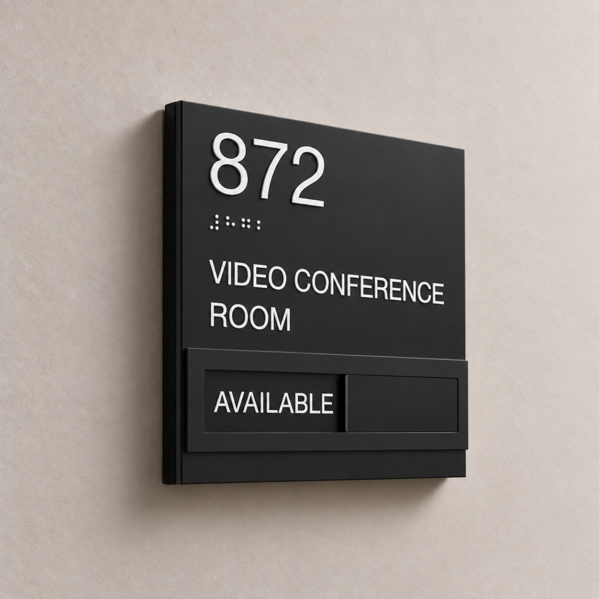 LC-DWS04 · Braille & ADA Compliant Room Signs