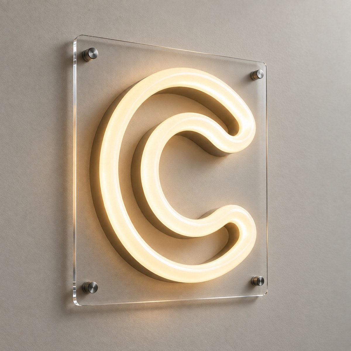 LC-FNS01 · Custom Single-Color Flexible Silicone LED Neon Signs