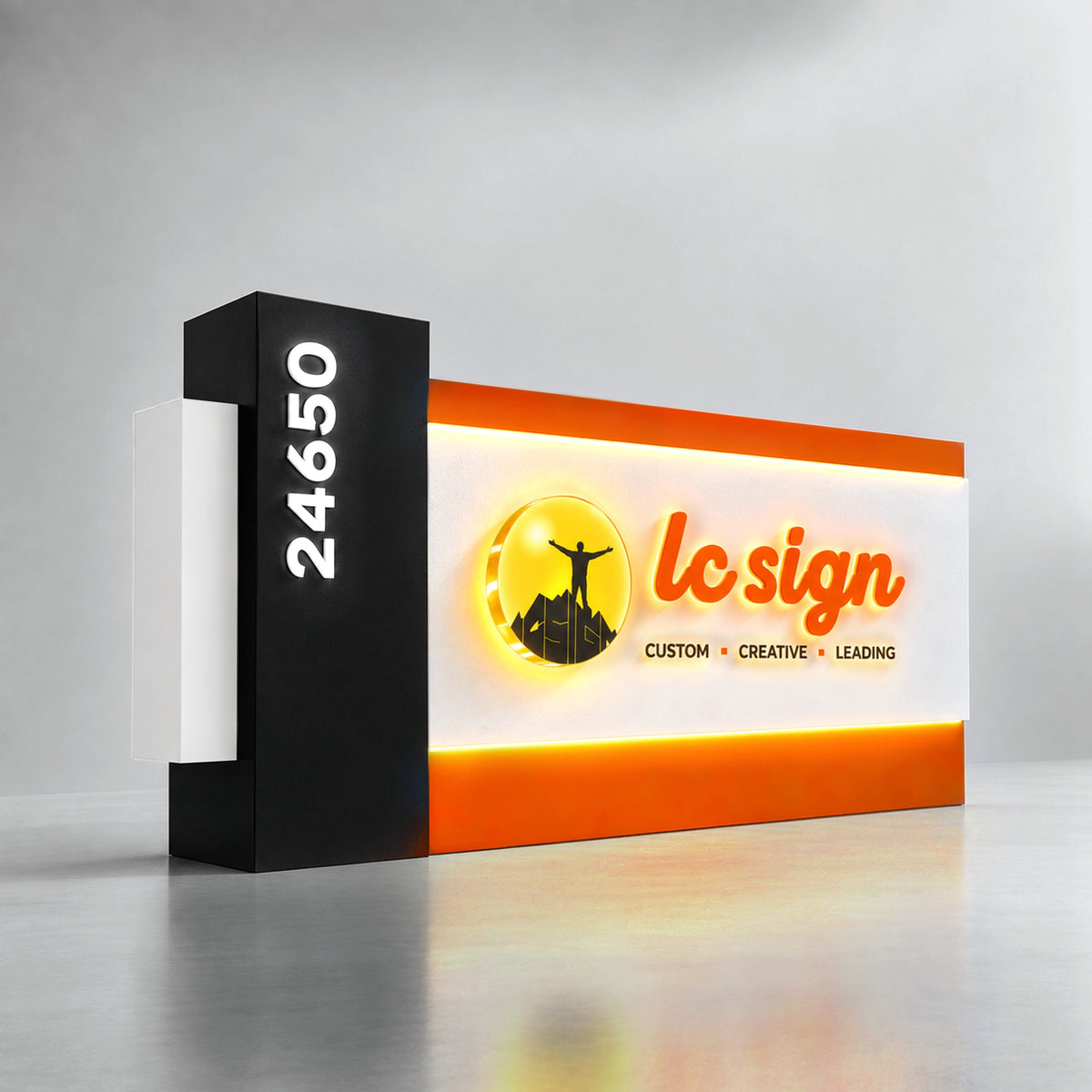 LC-MNS01 · Illuminated Monument Entry Signs